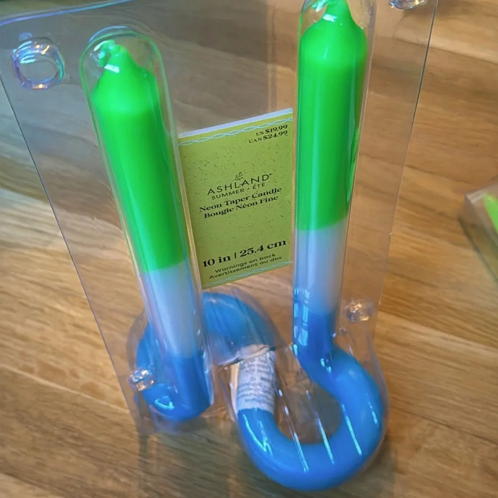 BRAND NEW Bundle of 2 - Ashland Neon Candles - Picture 4 of 8